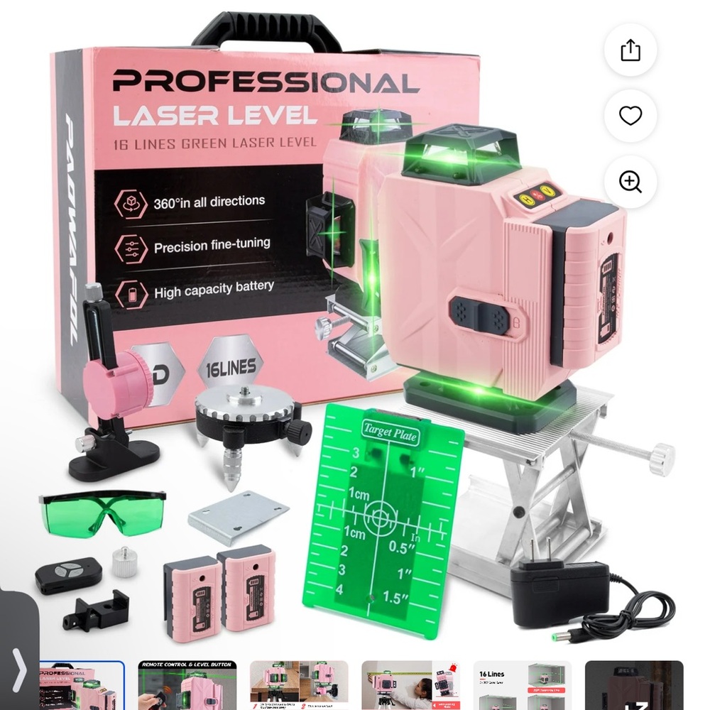 Professional Pink Laser Level
